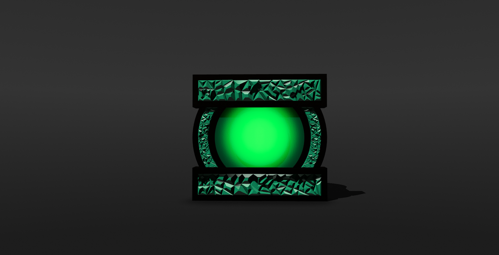 Green Lantern Ring Render