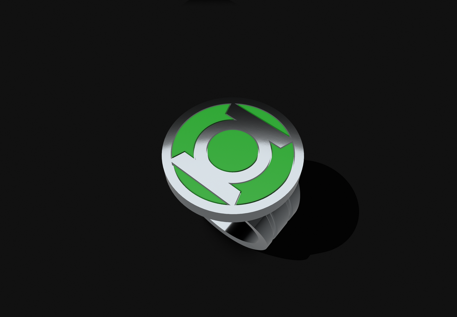 Green Lantern Ring (Classic) - Green Lantern render