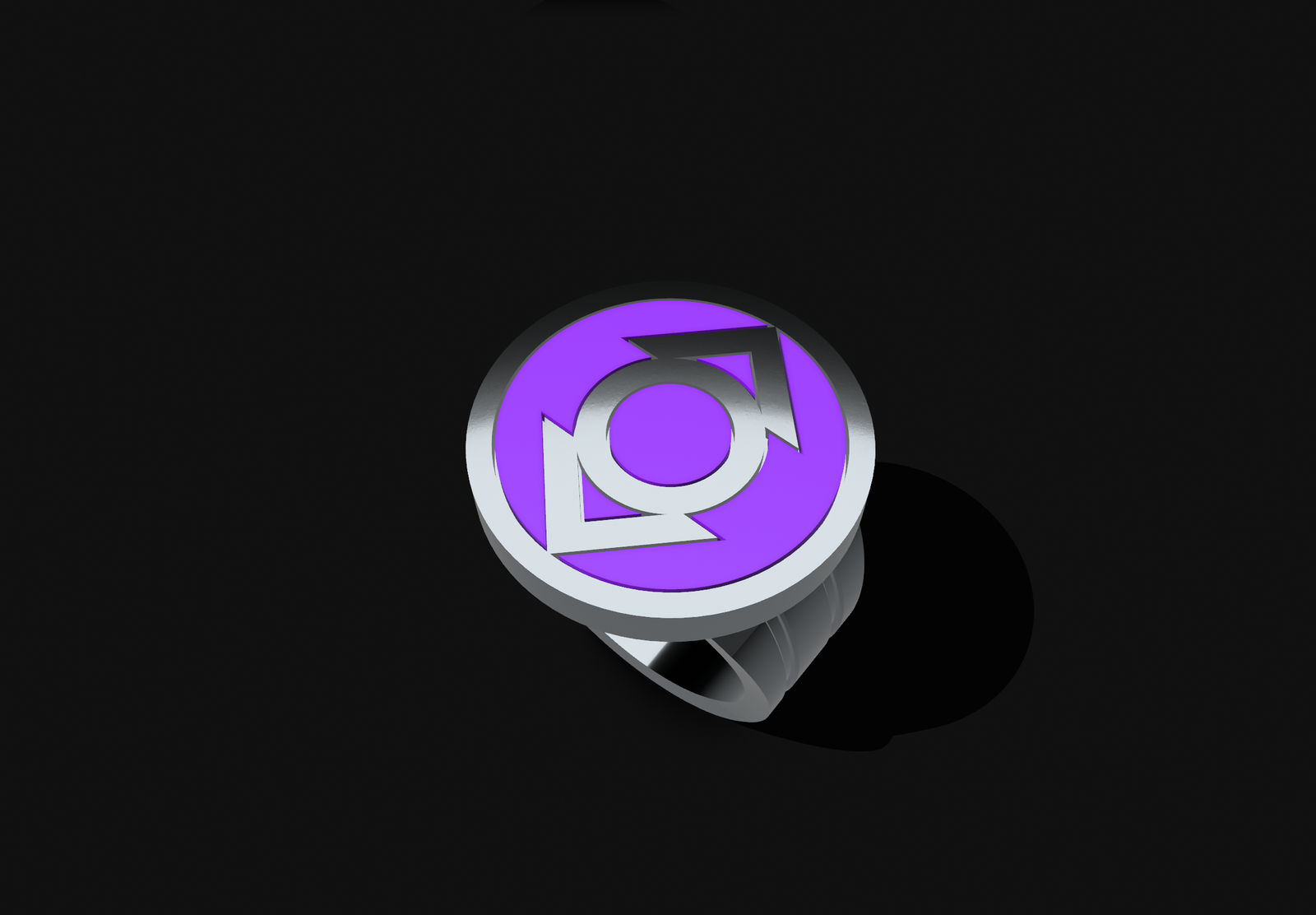 Indigo Lantern Ring (Classic) - Indigo Lantern render